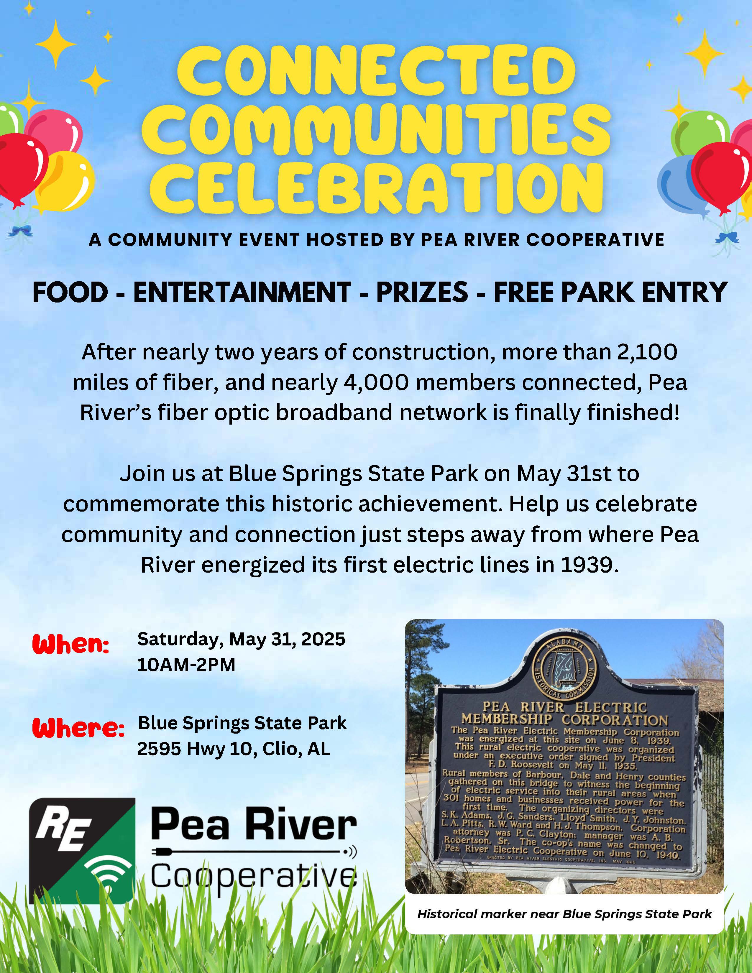 Join us May 31 for a Celebration!