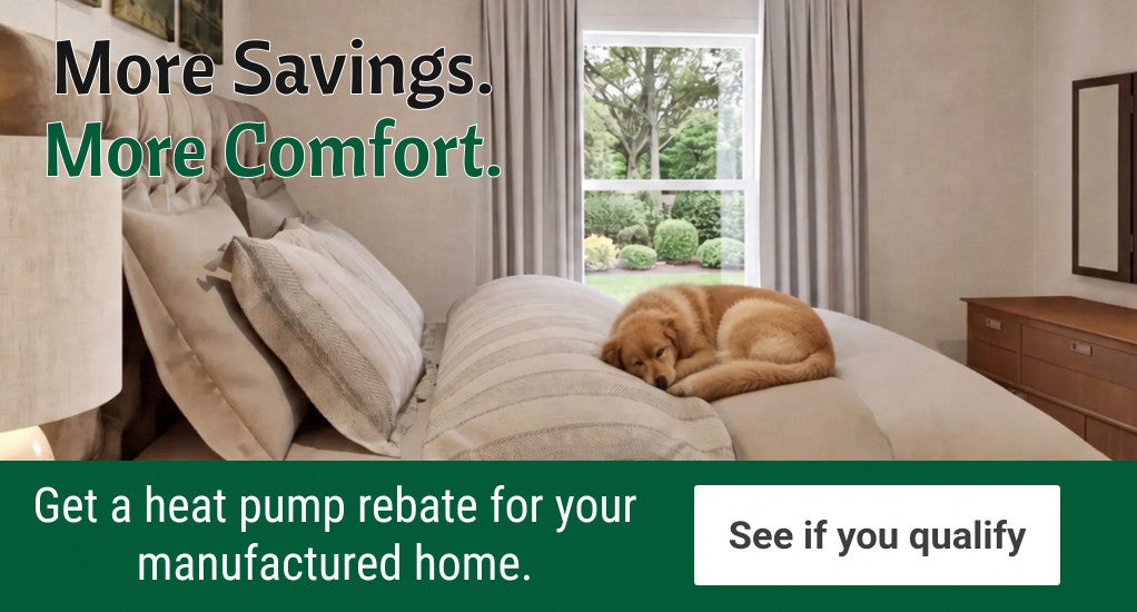 Manufactured Home Rebates Available